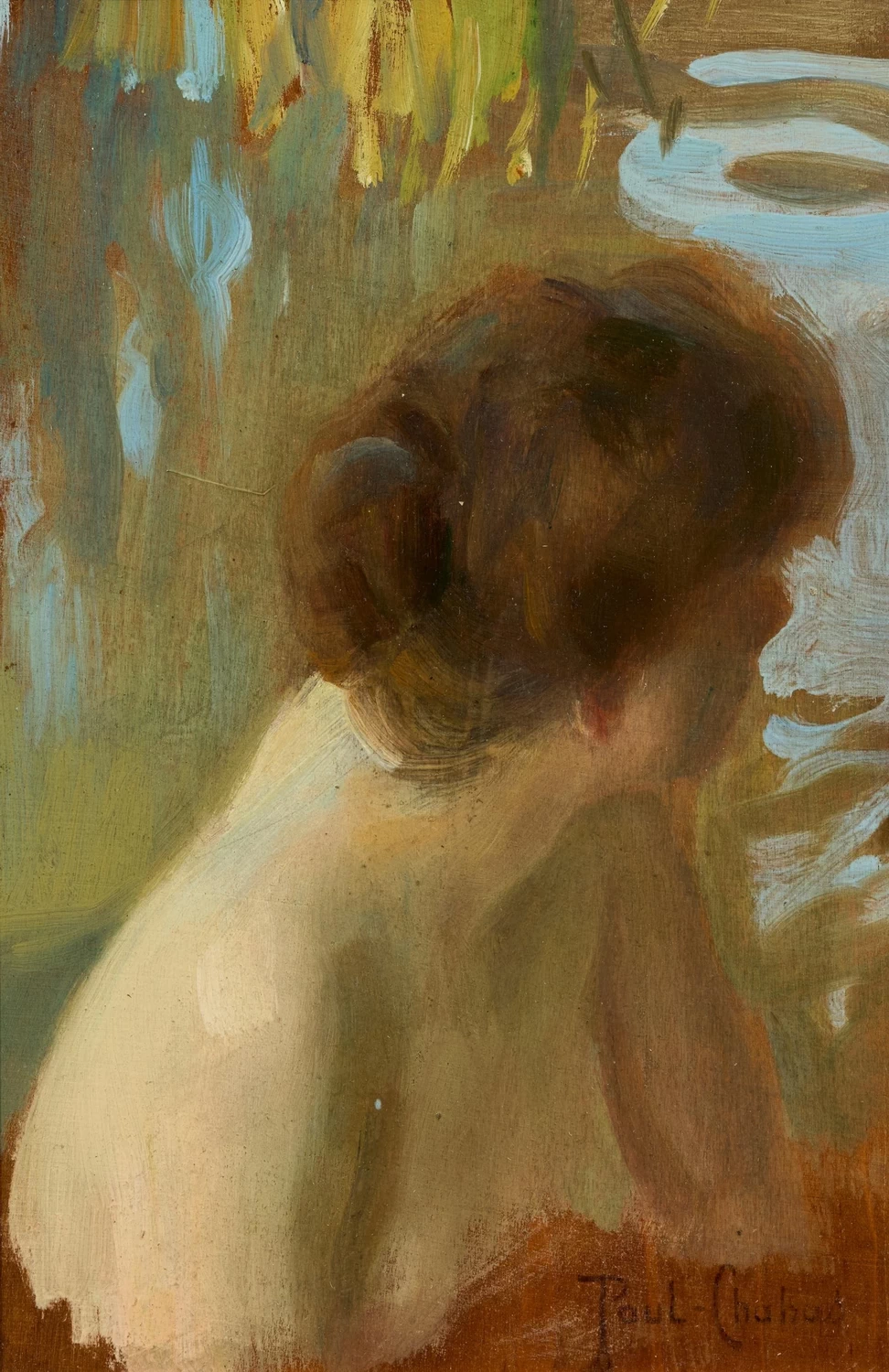 Paul Émile Chabas - bagnante in acqua